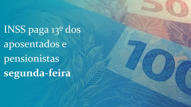 Primeira parcela do 13º começa a ser paga nesta segunda-feira (27)